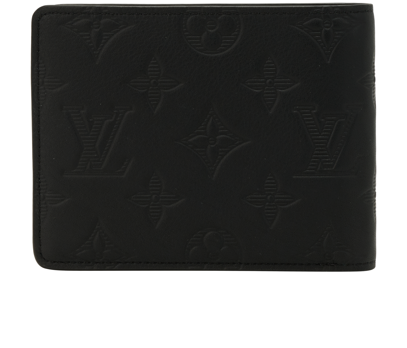 Louis Vuitton Multiple Wallet, &pound;350, Accessories, Black, Vachetta Leather, Back view